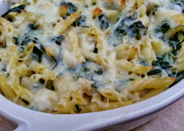 Spinach And Artichoke Baked Pasta