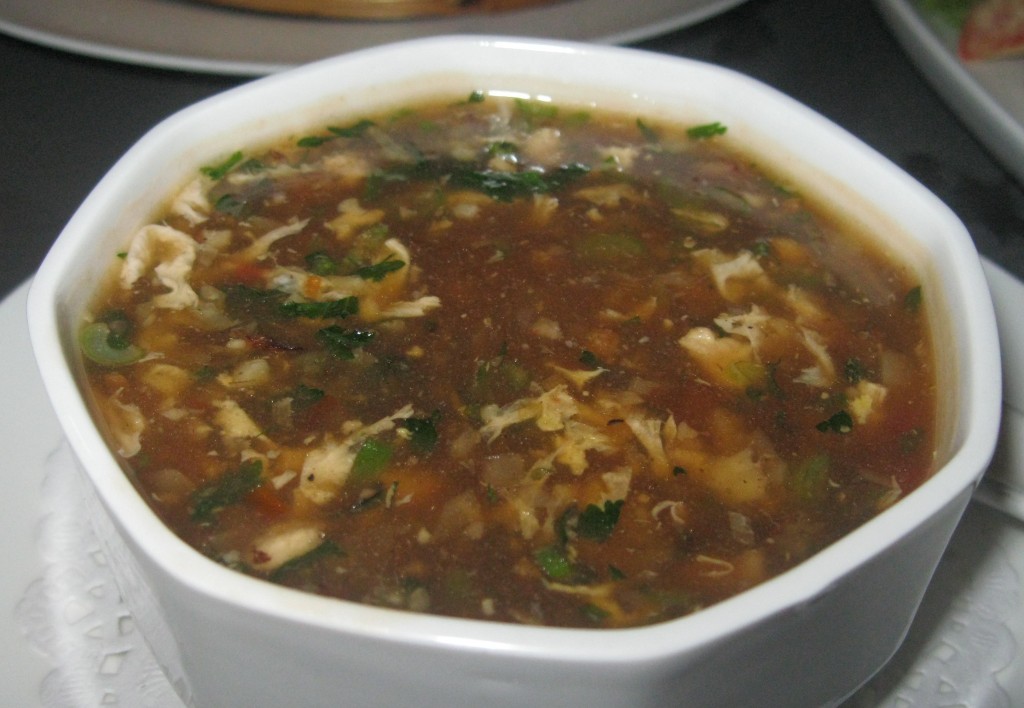 chicken manchow soup recipe