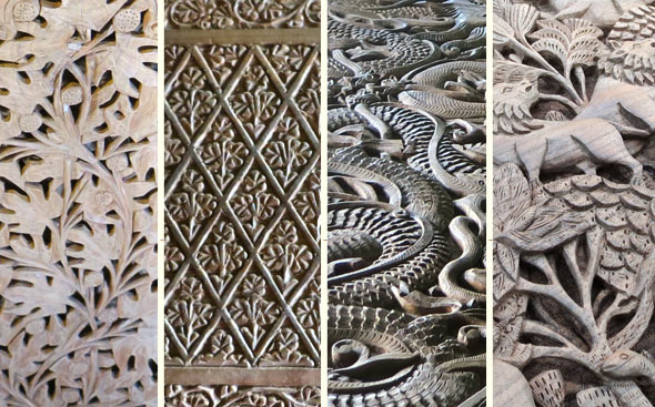 Types-of-walnut-wood-carving