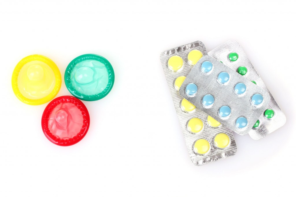 condoms and contraceptive pills