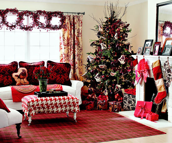 living room christmas