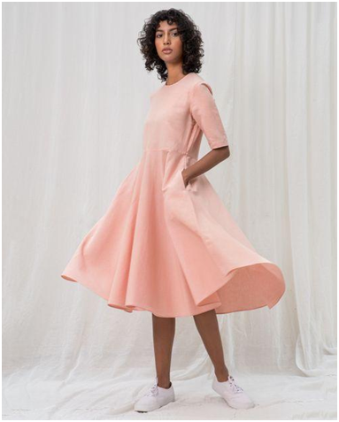 Flare Dress – Pink